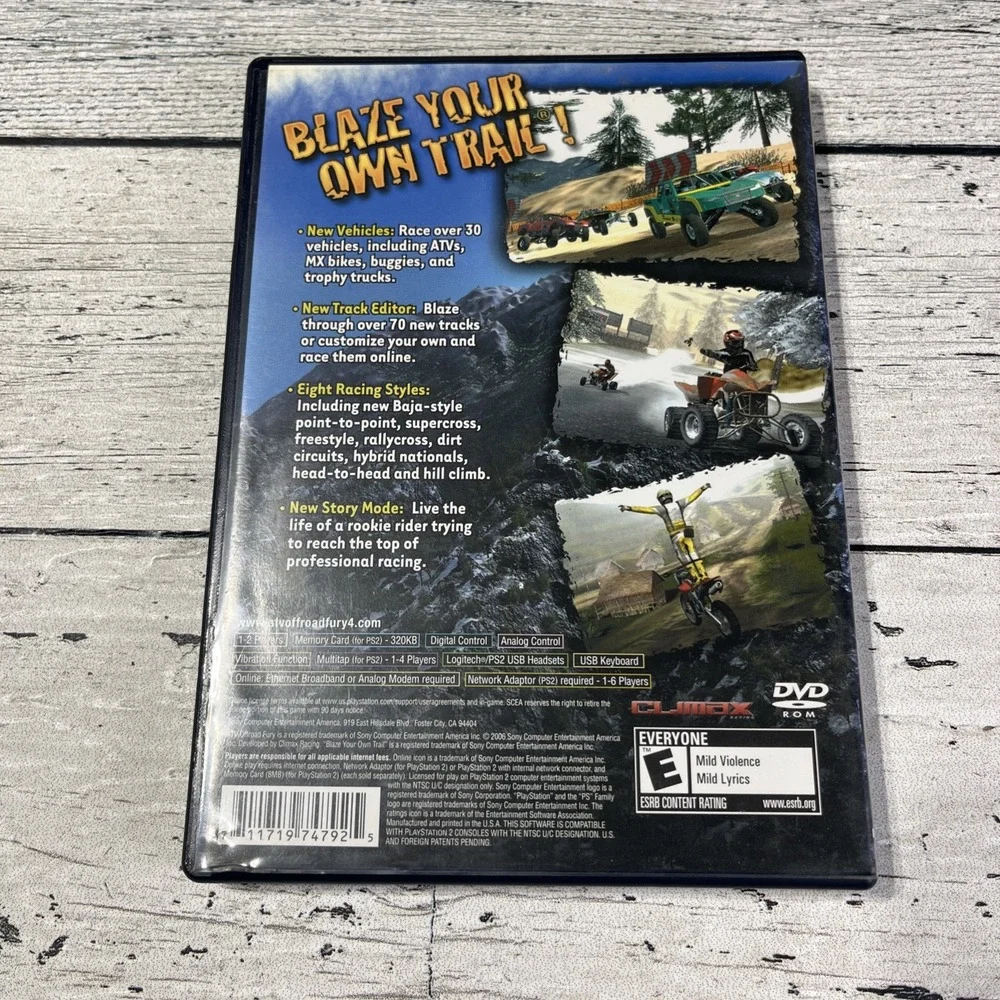 ATV Offroad Fury 4 - Sony‎ PlayStation 2. Complete And Tested